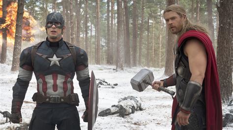 Epic HD Wallpaper: Captain America & Thor in Avengers: Age of Ultron