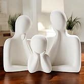 Buy URBAN SENSE® | Couple Family Statue | Ceramic Thinker Sculpture ...