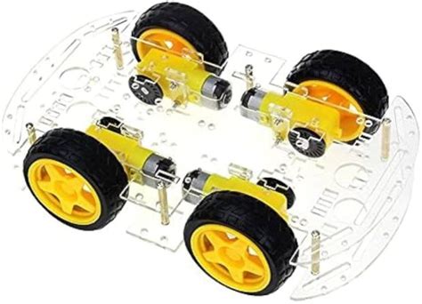 4WD 4 wheel Drive Robot Smart Car Chassis - DIY Robot chassis kit in ...
