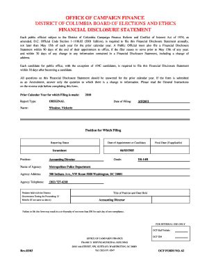 Fillable Online ocf dc winslow vickerie form Fax Email Print - pdfFiller