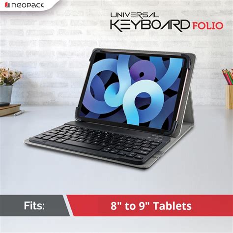 Buy Neopack Universal Keyboard Folio Case for All 8 to 9 inches Tablets ...