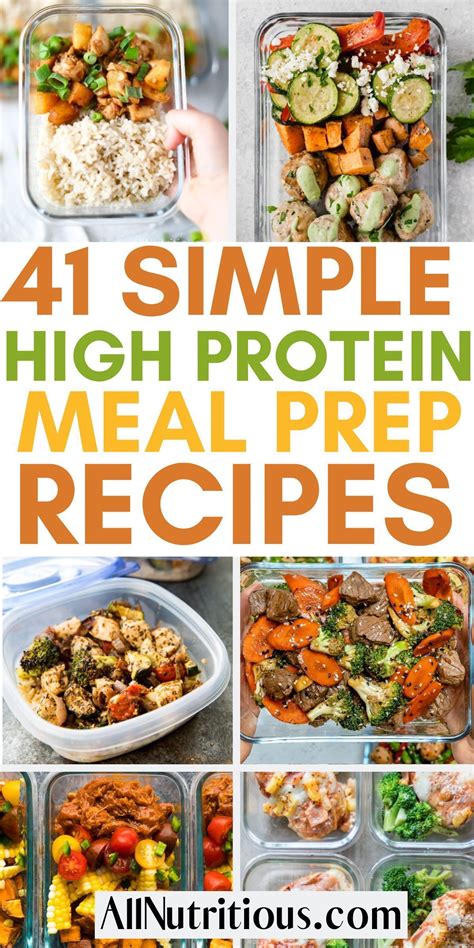 41 easy high protein meal prep recipes – Artofit
