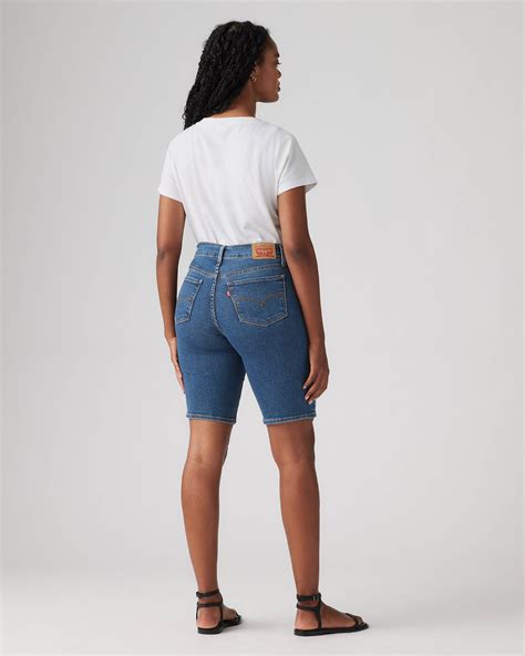 Shaping Bermuda Women's Shorts - Dark Wash | Levi's® CA