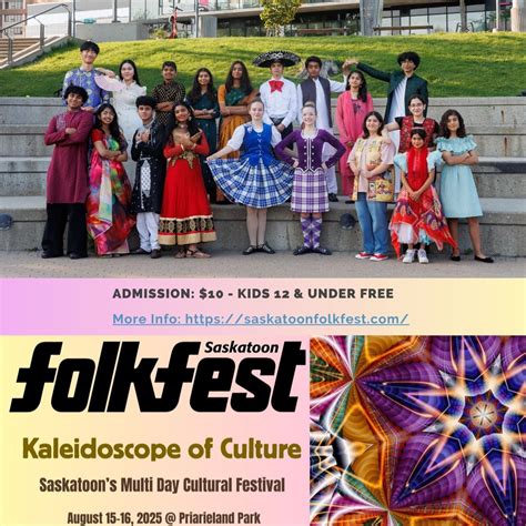 Folkfest 2025 - Kaleidoscope of Culture, Prairieland Park, Saskatoon ...