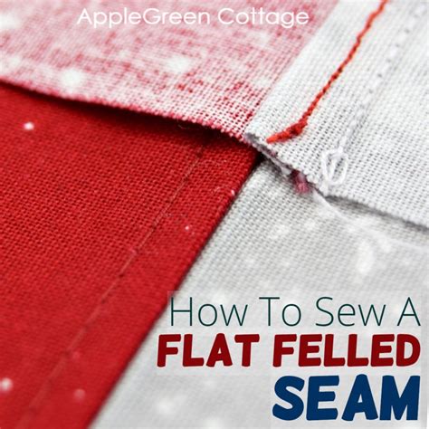 How To Sew A French Seam - AppleGreen Cottage