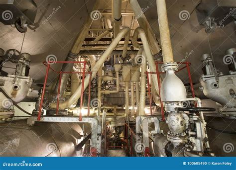 Pipes in Steam Engine of WWII Liberty Ship Editorial Image - Image of ...