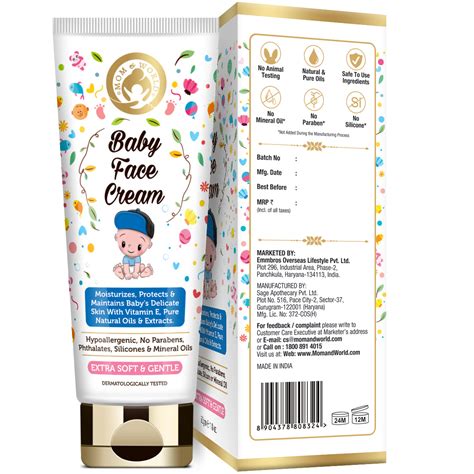 Baby Face Cream for Soft & Hydrated Skin | Mom & World – Mom and World
