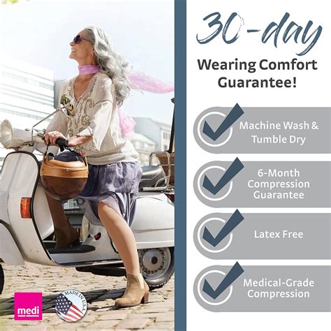 Buy mediven Plus for Men & Women, 40-50 mmHg, Thigh High w/Silicone Top ...