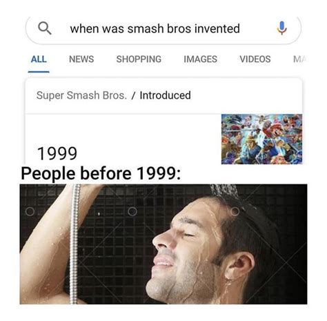 I really want to get into a smash bros memes video so when he puts it ...