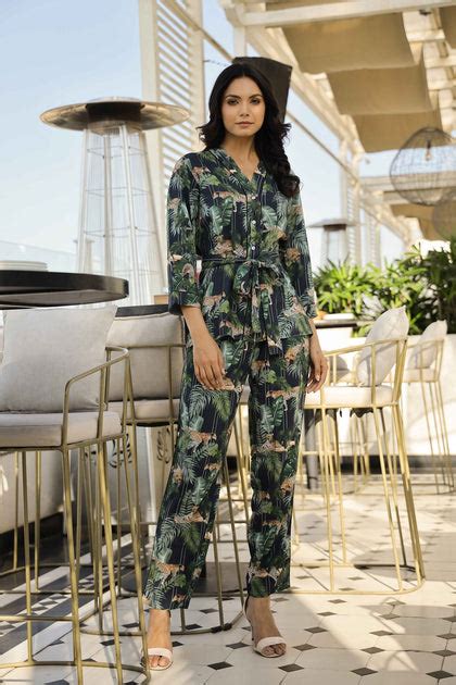 Bagheera Blue Co-Ord Set – Sanskruti Homes