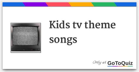 Kids Programmes Theme Tunes 的图像结果