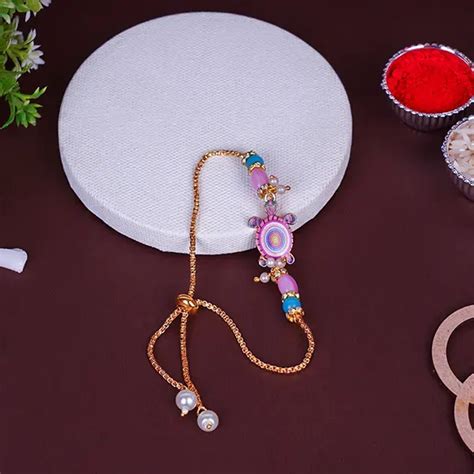 Send Eternal Elegance Lumba Rakhi to Thailand Online | Rakhibazaar.com