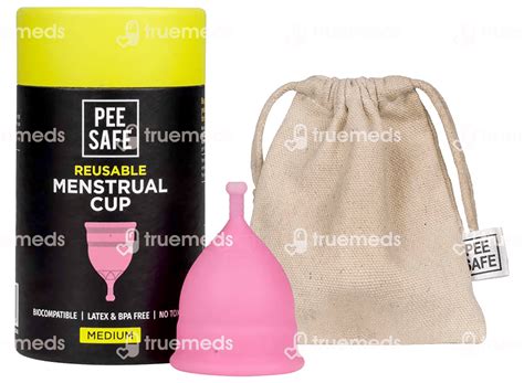 Pee Safe Reusable Menstrual Cup With Medical Grade Silcone For Women ...