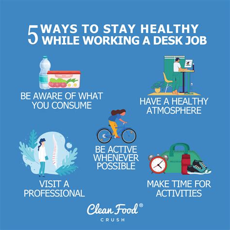 5 Ways to Stay Healthy While Working a Desk Job | Clean Food Crush