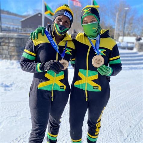 Jamaican Women Win Medals in Bobsled Monobob World Series Race