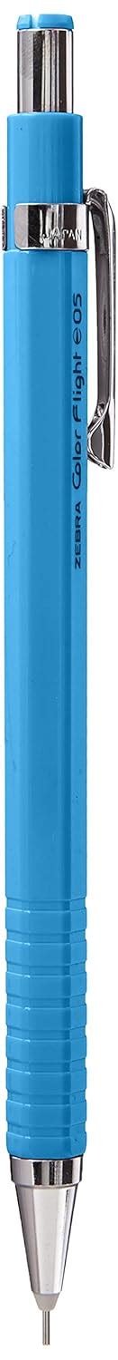 Zebra MA53-SBL Color Flight 0.5mm Lead Mechanical Pencil, Sky Blue Body ...