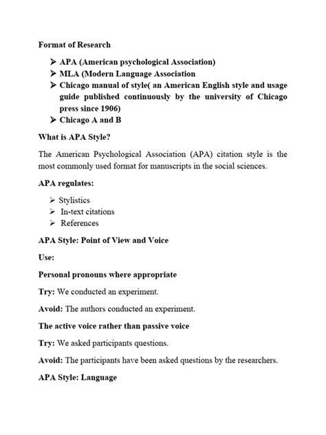 Image result for APA Lecture Notes