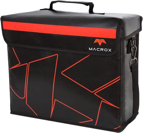 Fireproof and Waterproof Document Bag with Lock and Interior Zipper ...