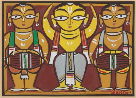 Jamini Roy - Dancer With Drummers - Posters by Jamini Roy | Buy Posters ...
