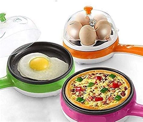 Buy HariHub Multifunction 2 in 1 Electric Egg Boiler Steamer Omelette ...