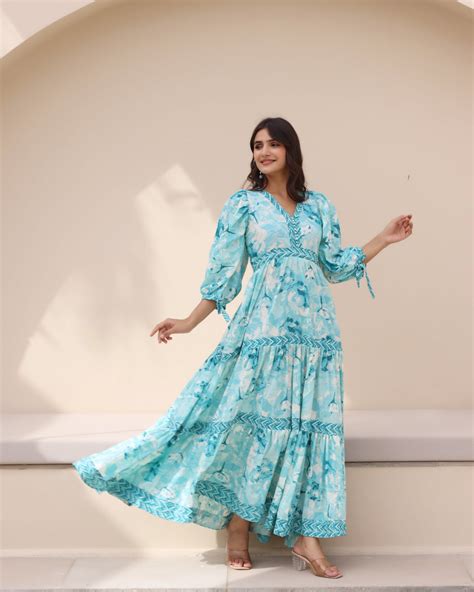Blue Breeze Dress – Ocean Ethnic
