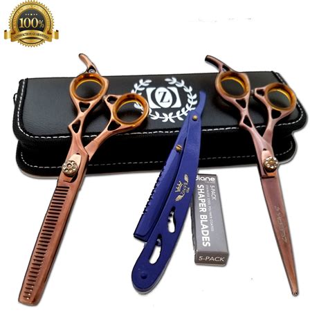 6" Professional Barber Shears Hairdressing Cutting Thinning Scissors R