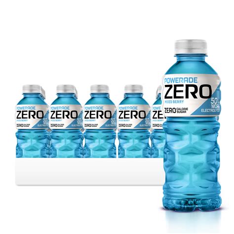 Buy POWERADE Electrolyte Enhanced Zero Sugar Mixed Berry Sports Drink ...