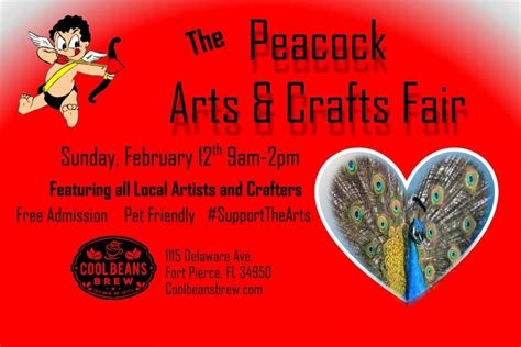 The Peacock Arts & Crafts Fair, Cool Beans Brew, Fort Pierce, 12 ...