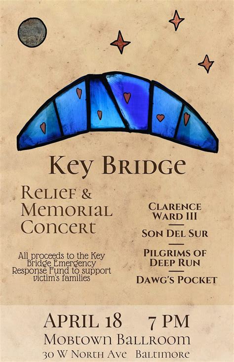 Key Bridge Relief & Memorial Concert, Mobtown Ballroom, 30 West North ...