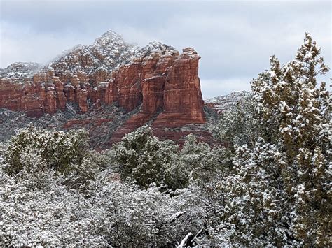 Photos of January's snowfall in and around Sedona - Sedona Red Rock News