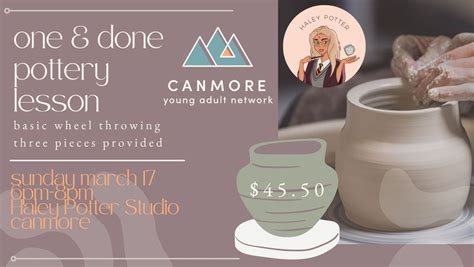 One and Done Pottery Making with CYAN at Haley Potter Studios, 1 ...