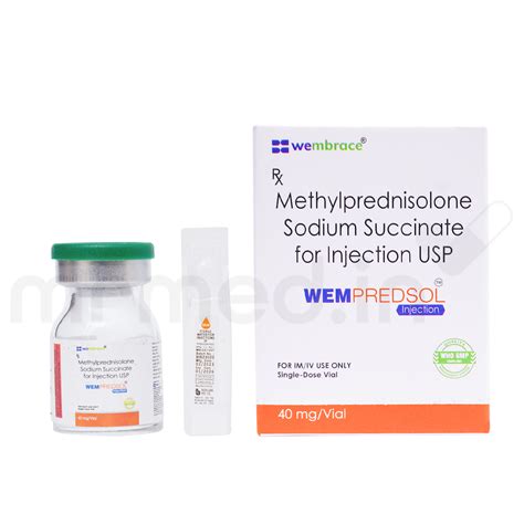 Buy Wempredsol 40mg Injection Online: Uses, Price, and Side effects | MrMed