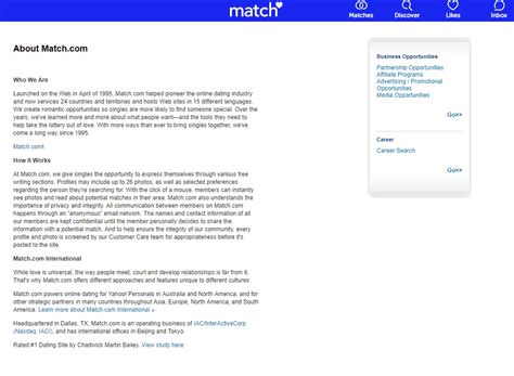 Image result for Match.com Tutorial