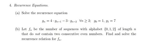 Image result for Solving Recurrence Equation Algorithm