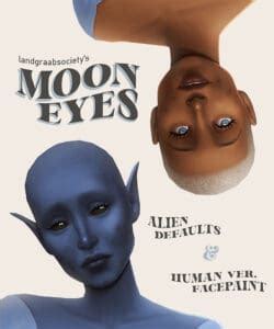 Image result for Alien with Cat Eyes Sims 4
