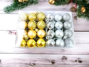 Buy Evisha 24 Pink Christmas Tree Decoration Balls - X-Mass Hanging ...
