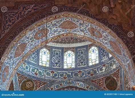 Interior of Blue Mosque stock photo. Image of design - 82201748