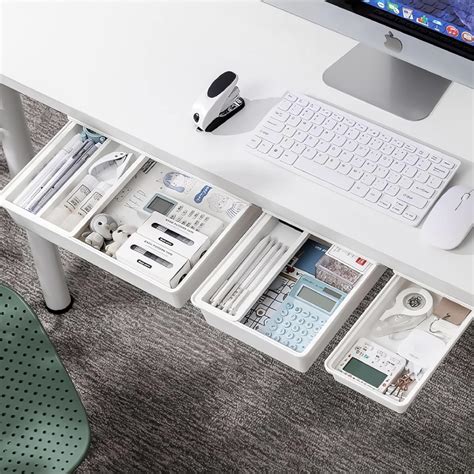 BIOPRONEXT BIOPONEXT Self Adhesive Under Desk Drawer Slide Out India | Ubuy