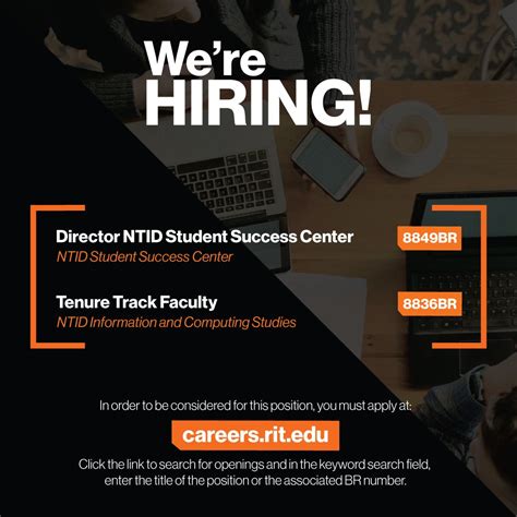 We're hiring! Seeking qualified candidates for our Director of NTID ...