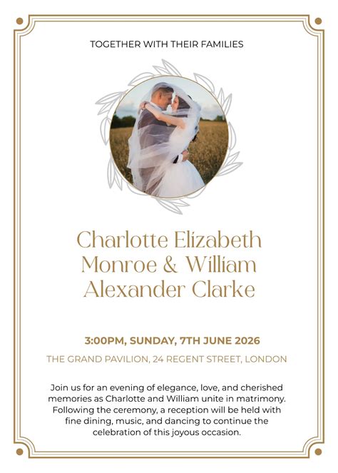 Formal wedding invitation templates 60 photos - Vianawedding.com