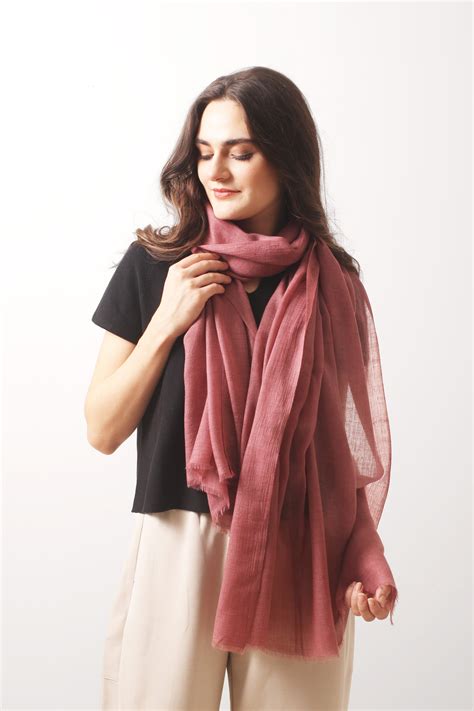 Marsala Cashmere Air Scarf – Pashma.com