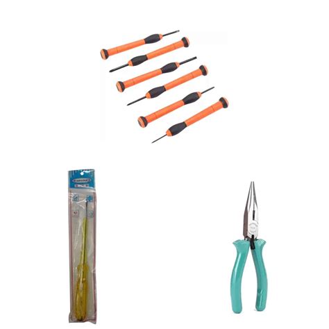 Taparia PSFP-6 Precision Screw Driver Set, Orange & Black, 6 Pieces ...