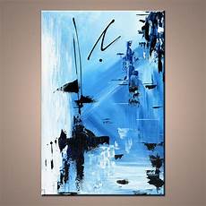 Abstract Black And Blue Painting by Quot Let Go Quot Modern Abstract Painting Nicholas Abstract Black And Blue Painting