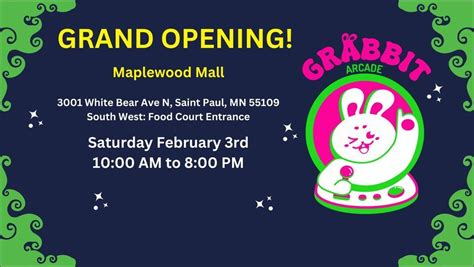 Grabbit Arcade Grand Opening 2024, Maplewood Mall, St Paul, MN 55109 ...