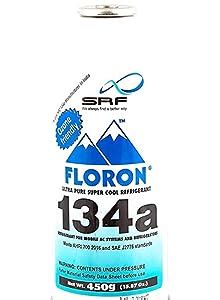 Floron R134 Refrigerant Gas Can for Cars. Weight - 450 GMS (3) : Amazon ...
