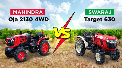 Mahindra Oja 2130 4WD vs Swaraj Target 630