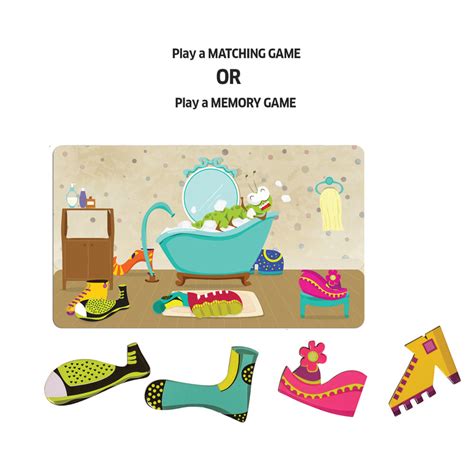 Caterpillar Clutter Memory Game, Ages 4+, Chalk & Chuckles