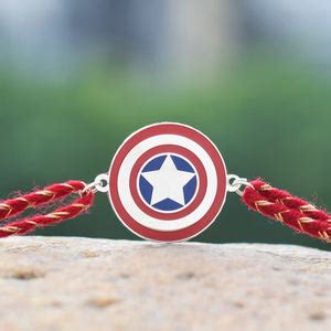 Captain America Metal Rakhi Online from Tinyminymo