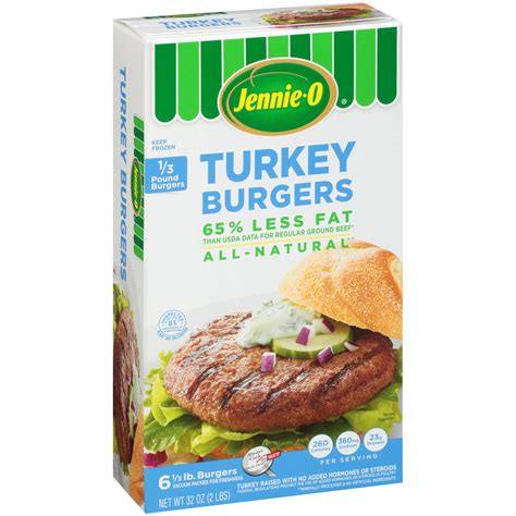 Jennie-O Lean Turkey Burgers - Shop Turkey at H-E-B