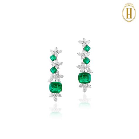 Legacy Colombian Emerald and Diamond Double Strand Necklace Set ...